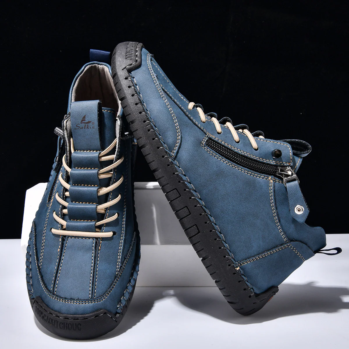 Chaussures en Nubuk avec Zip pour Homme - Image 7