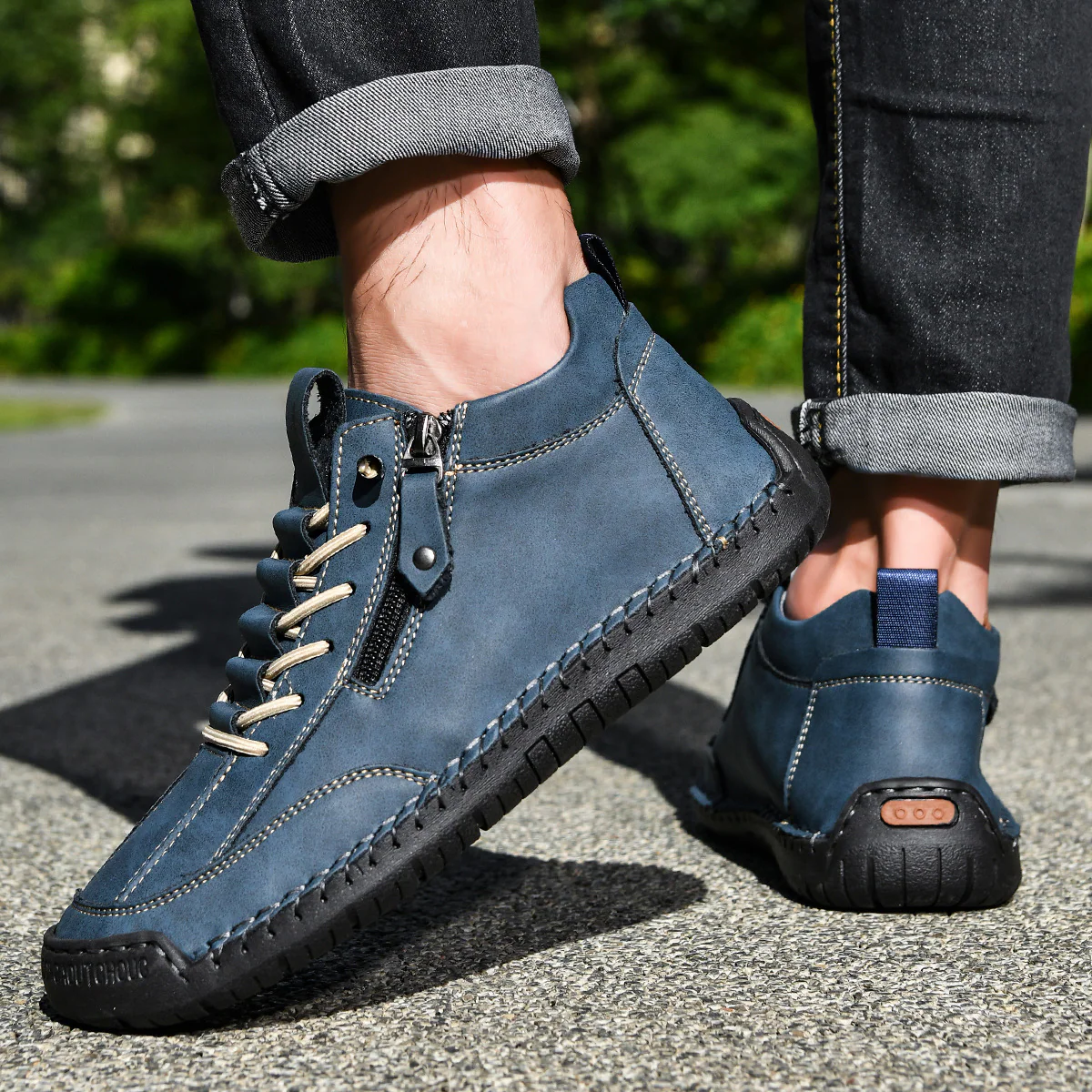 Chaussures en Nubuk avec Zip pour Homme - Image 8