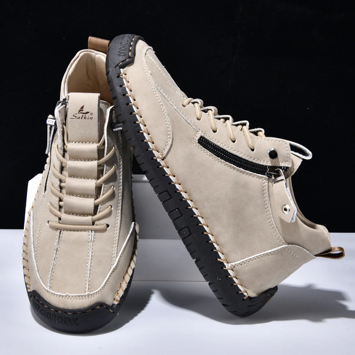 Chaussures en Nubuk avec Zip pour Homme - Image 9