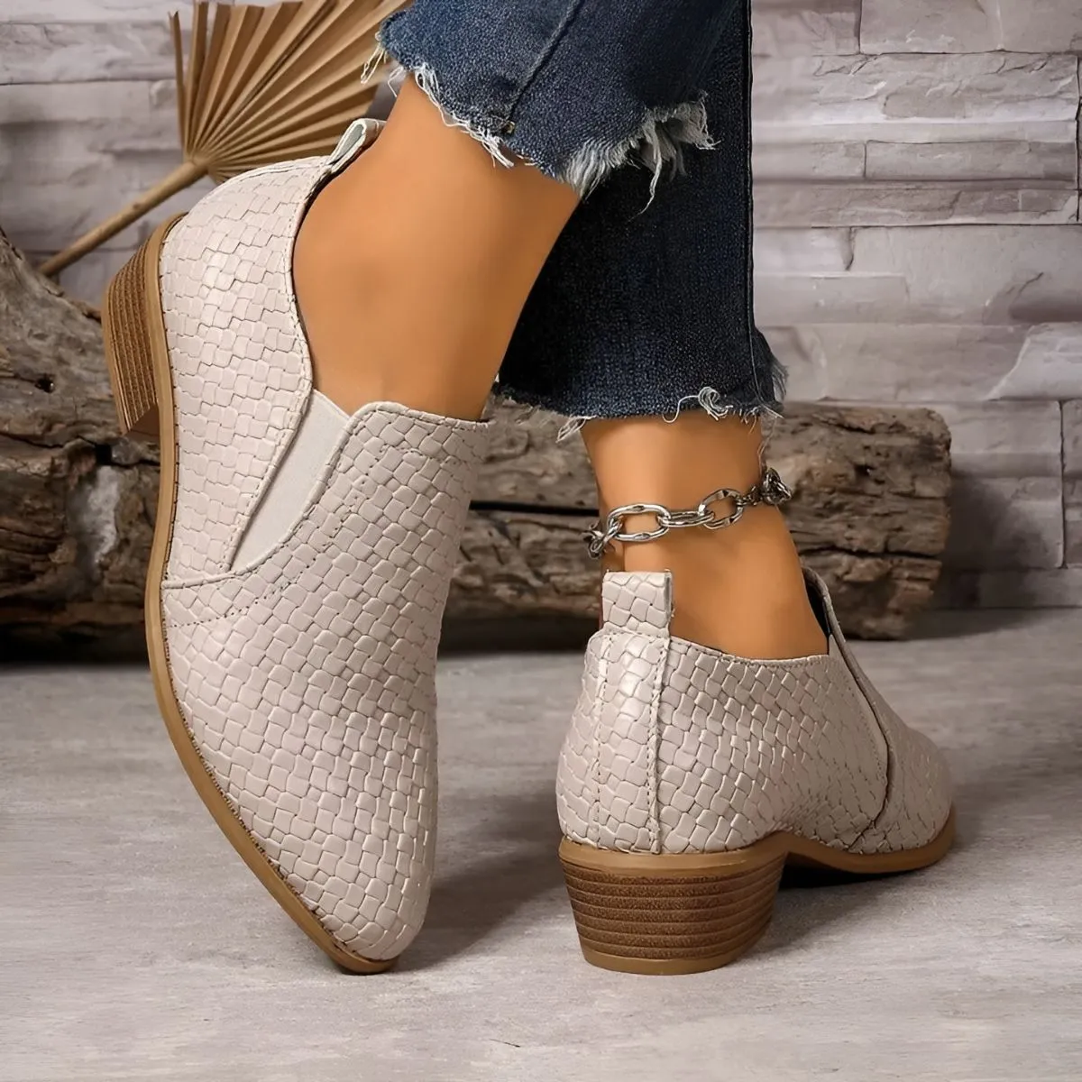 Chaussures Oxford tressées pour femme - Image 6