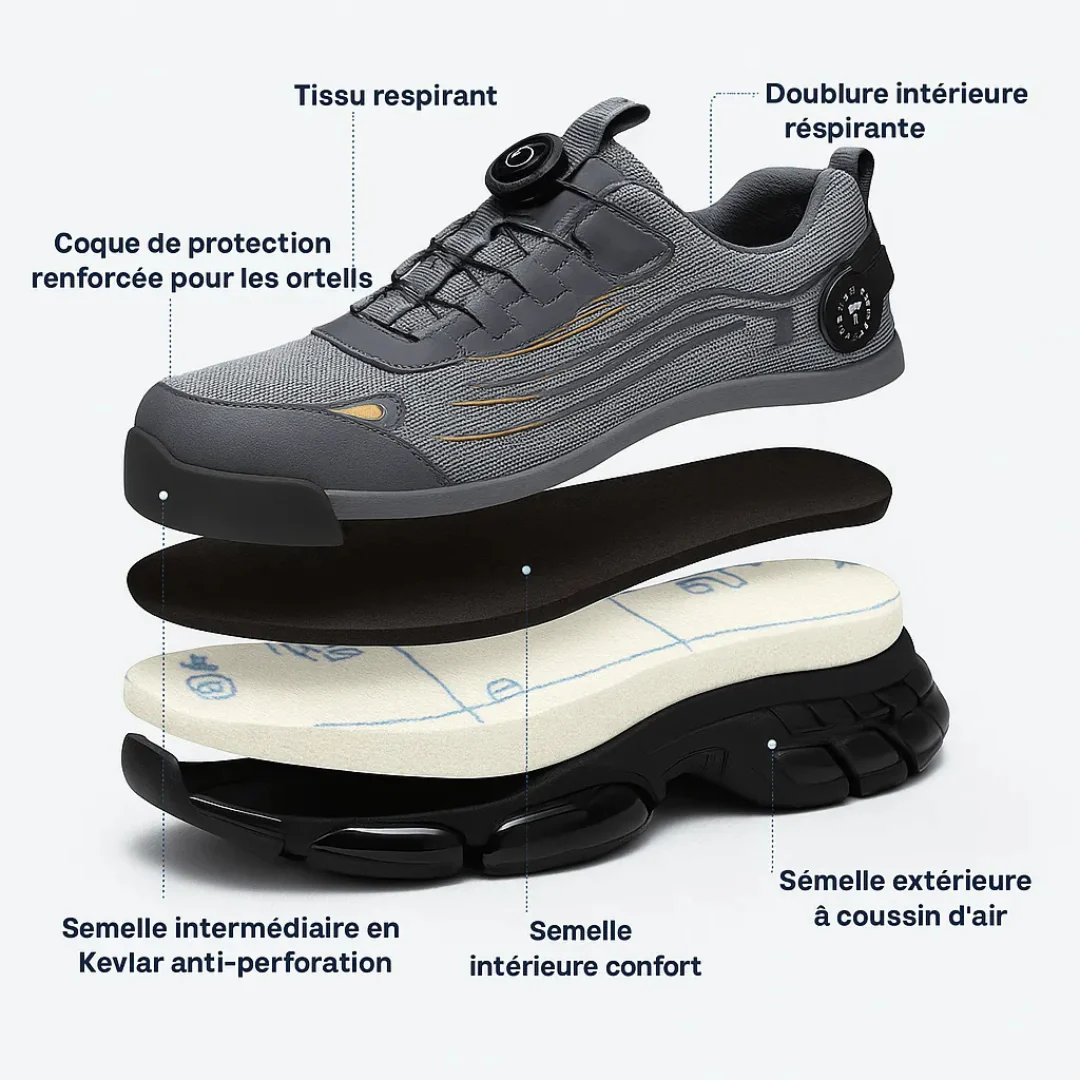 Chaussures de sécurité S3 légères et confortables - Image 4