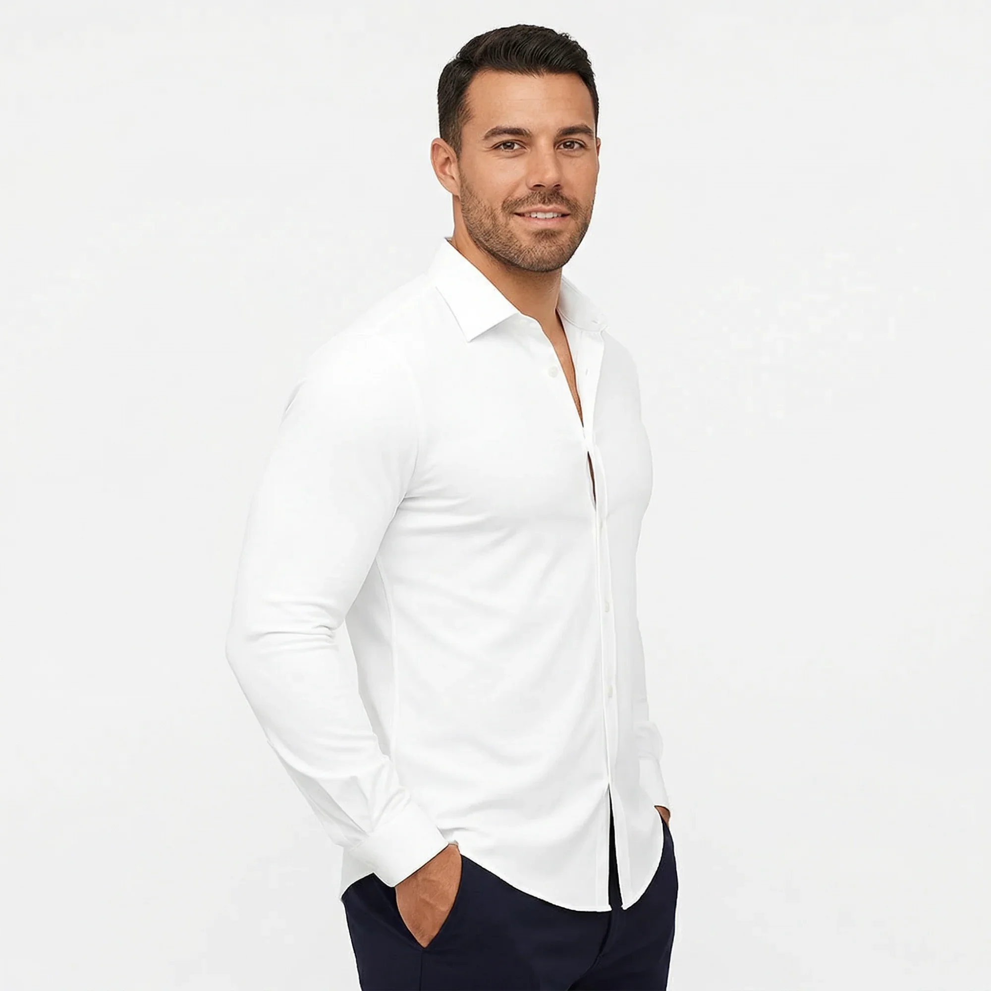 Chemise élégante sans repassage - Image 4