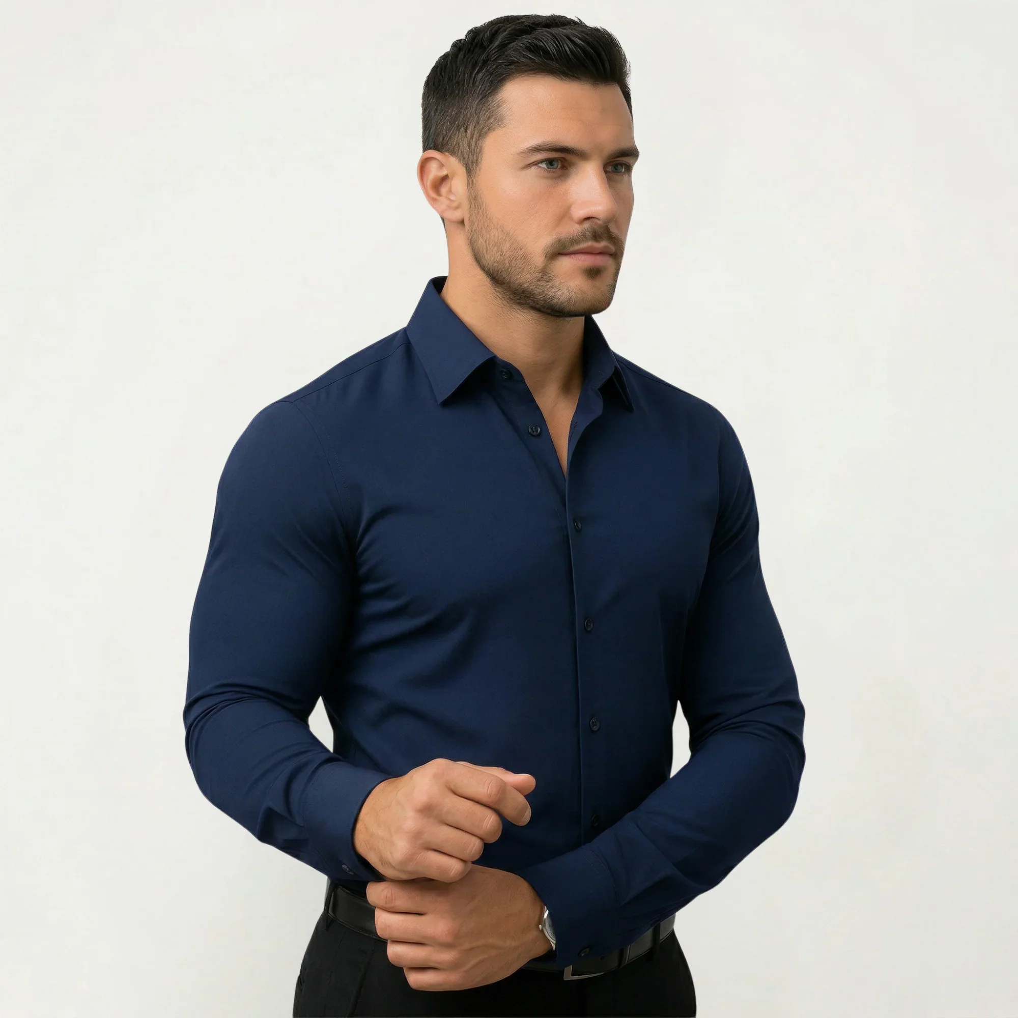 Chemise élégante sans repassage - Image 8