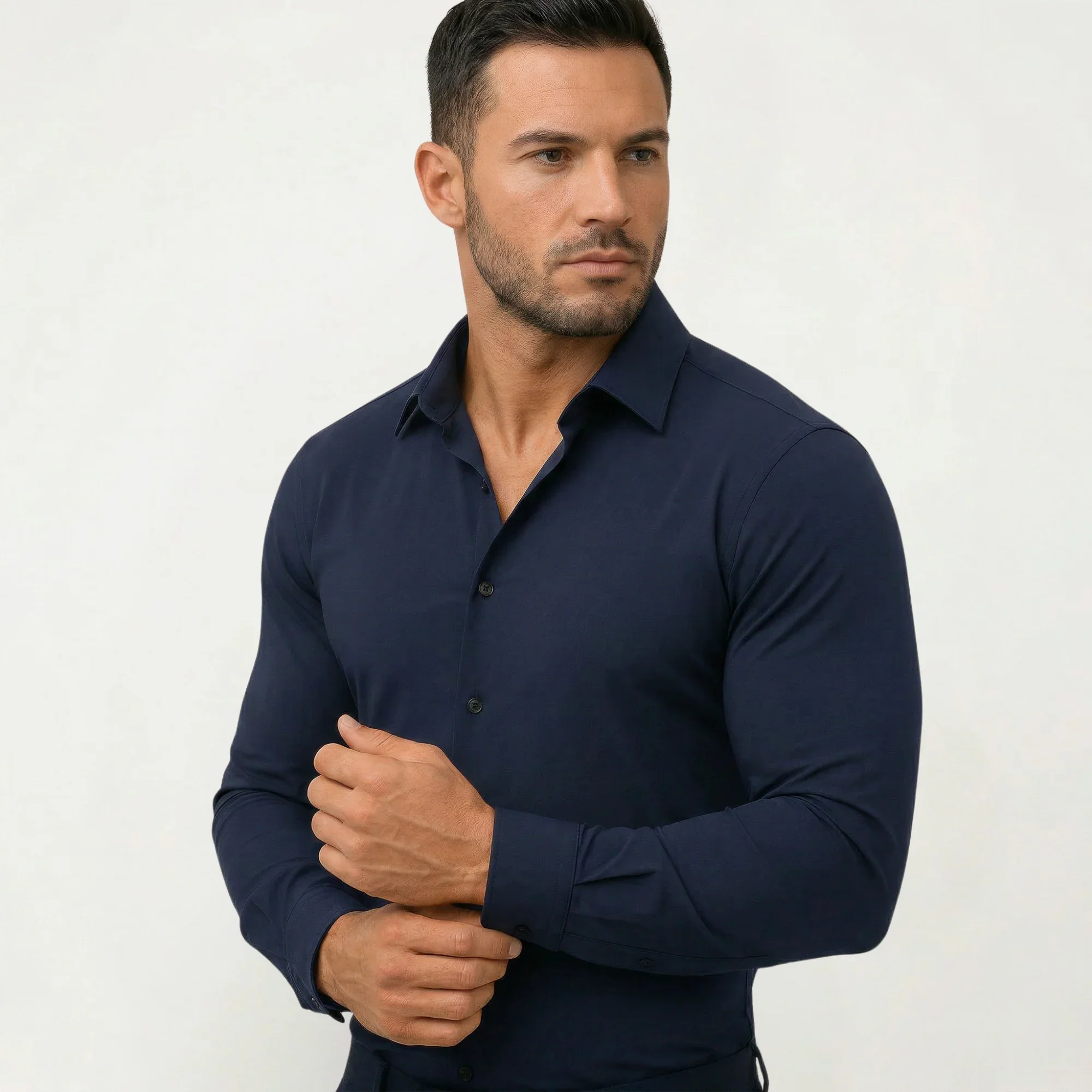 Chemise élégante sans repassage - Image 9