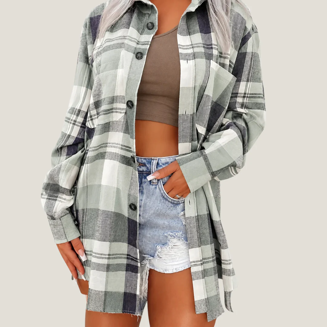 Chemise à Carreaux Femme Légère - Image 11