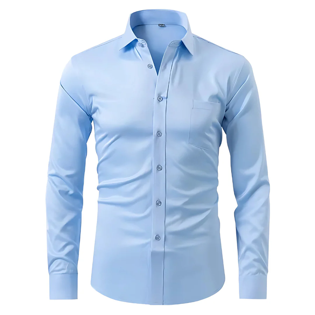 Chemise Homme Slim Respirante & Anti-Froissement - Image 2