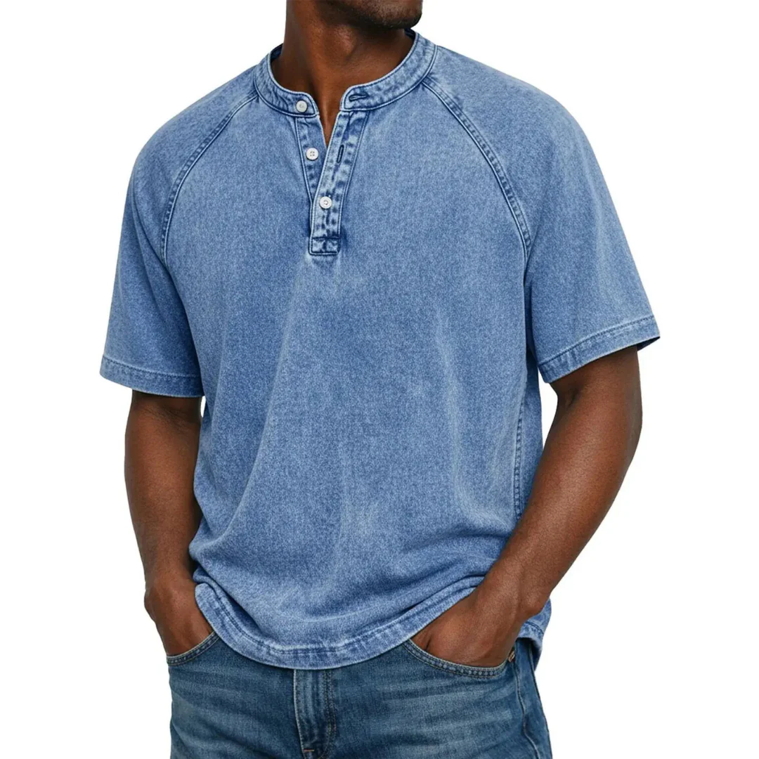 Chemise homme vintage à boutons - Image 2