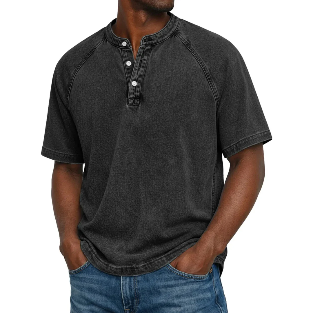 Chemise homme vintage à boutons - Image 5