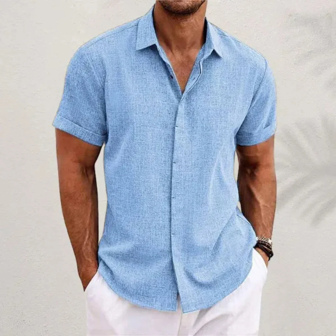 Chemise légère en lin pour homme - Image 5