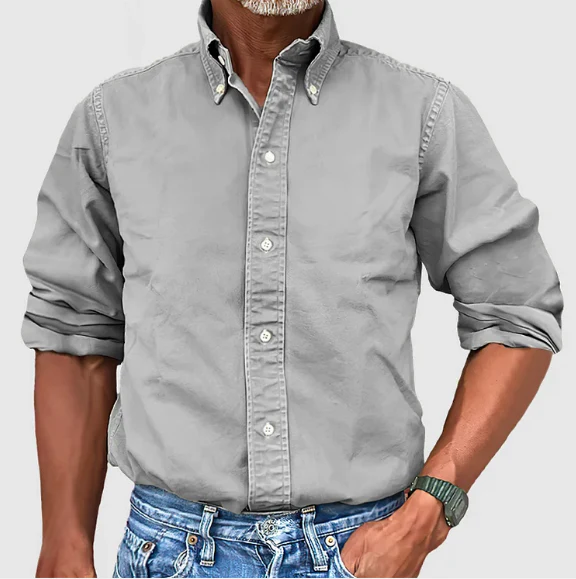 Chemise à manches longues sans plis - Image 7