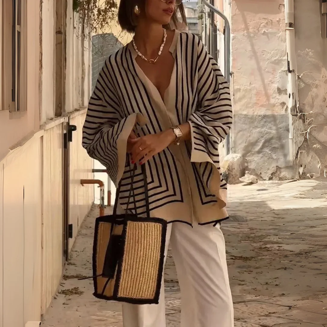 Chemise fluide à rayures - Image 4