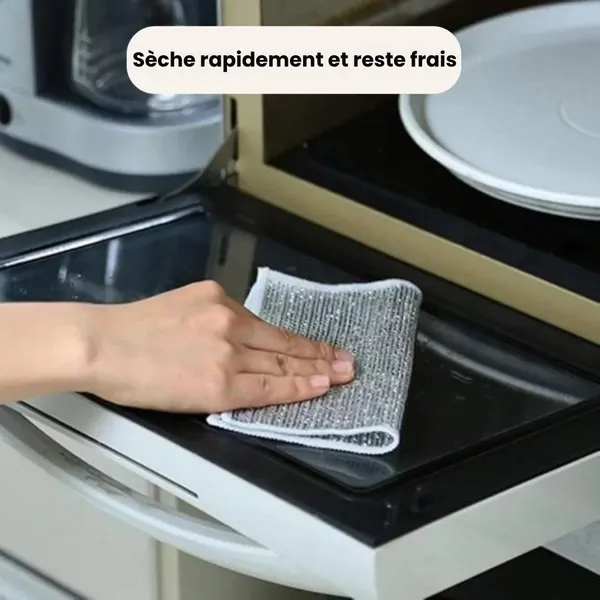 Chiffons de nettoyage inox réutilisables - Image 2