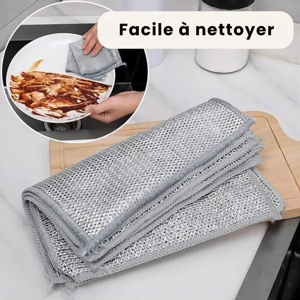Chiffons de nettoyage inox réutilisables - Image 5
