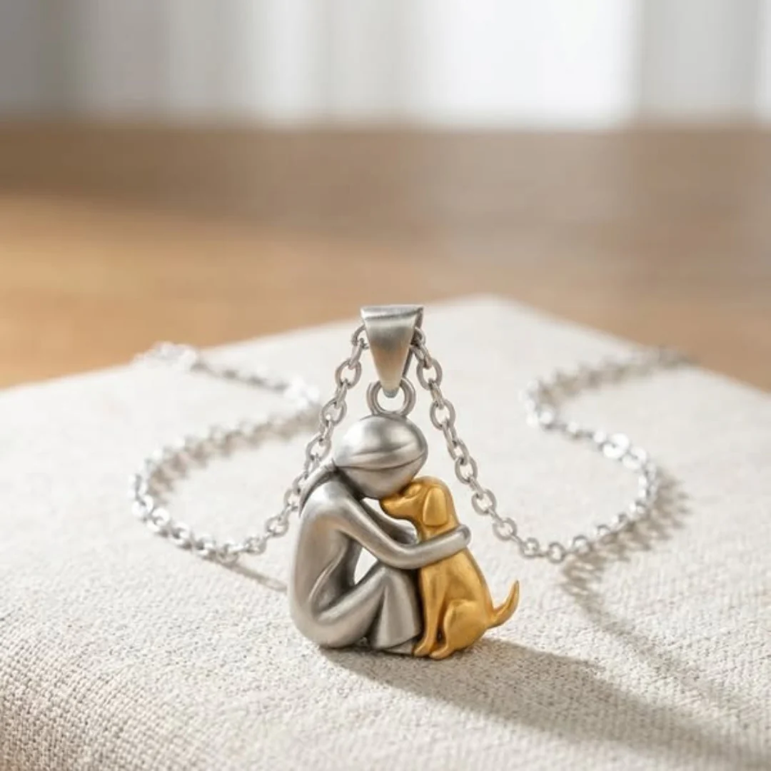 Collier cœur et chien élégant - Image 2