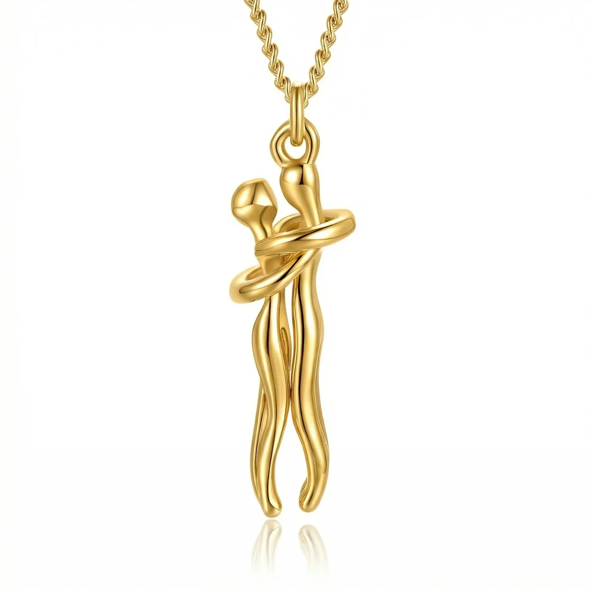 Collier étreinte symbolique élégant - Image 10
