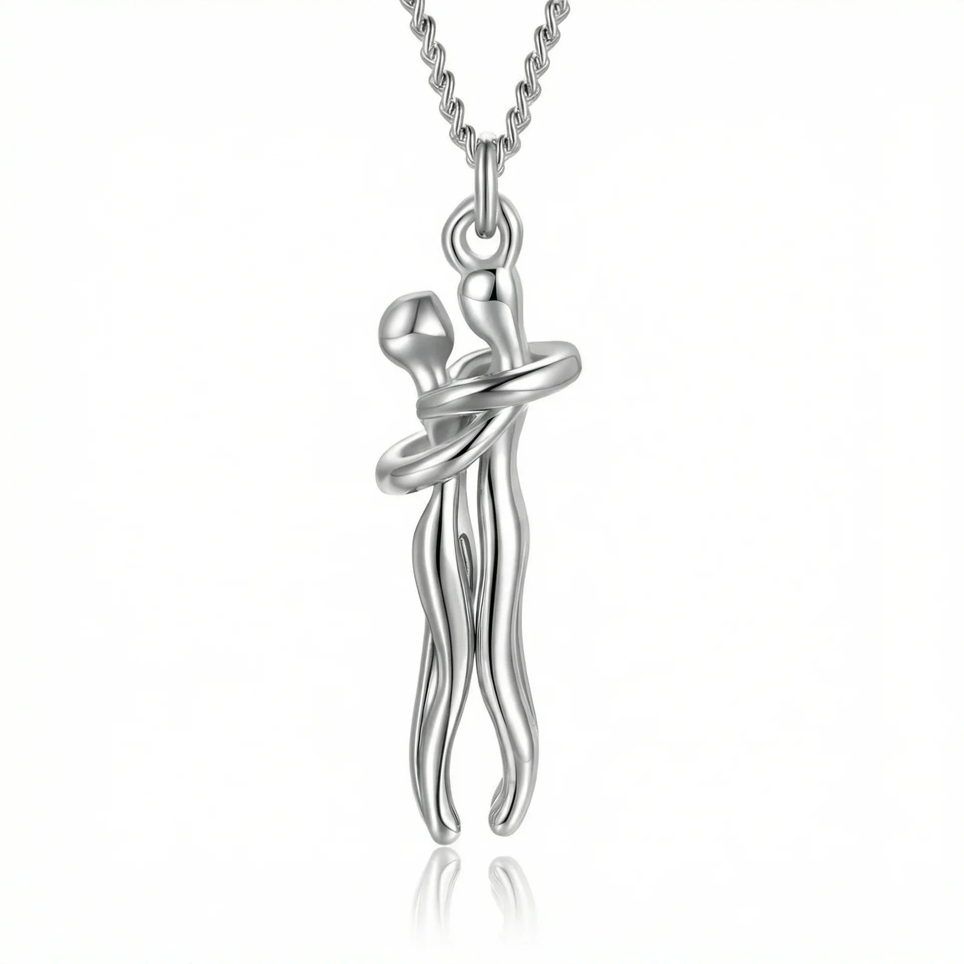 Collier étreinte symbolique élégant - Image 11