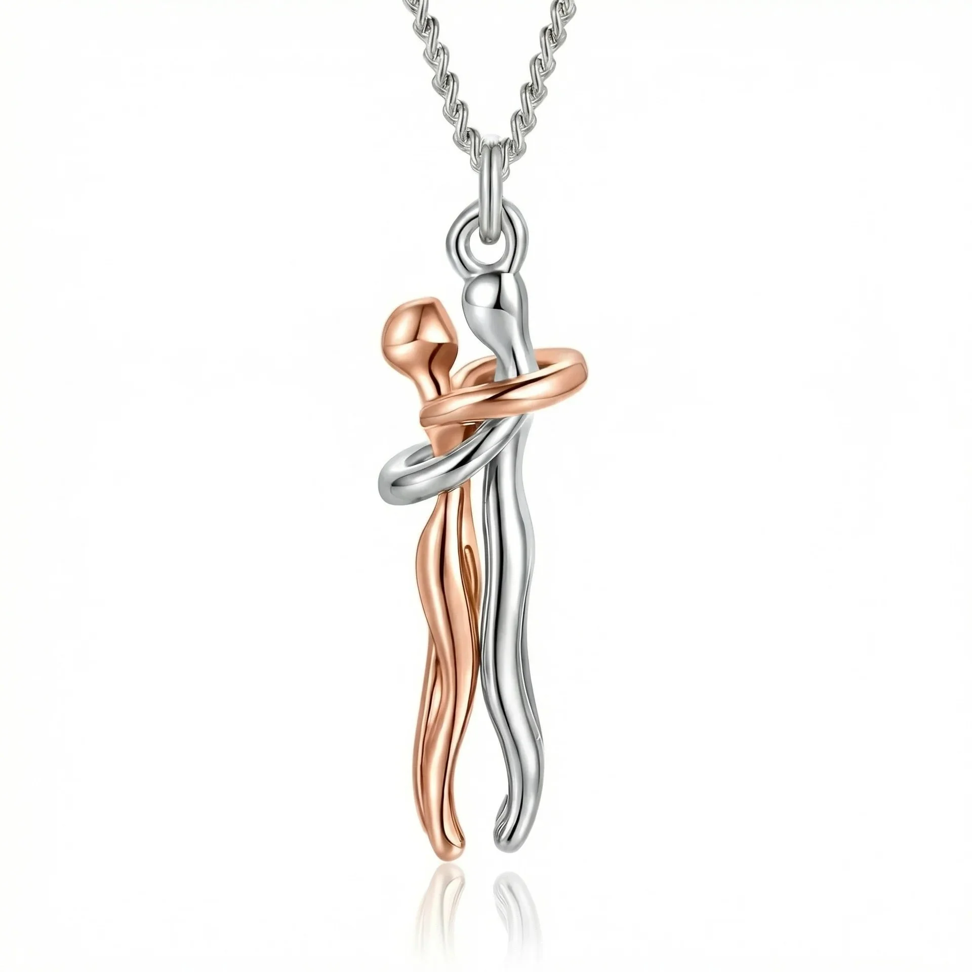 Collier étreinte symbolique élégant - Image 13