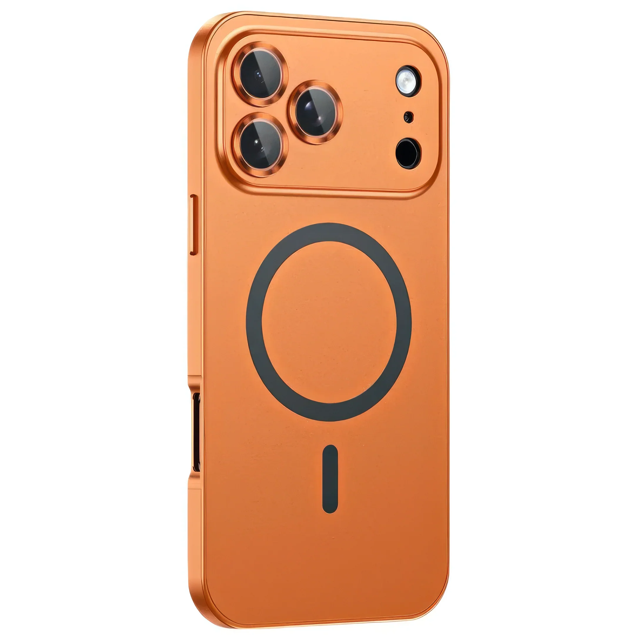 Coque métallique compatible iPhone® avec protection caméra