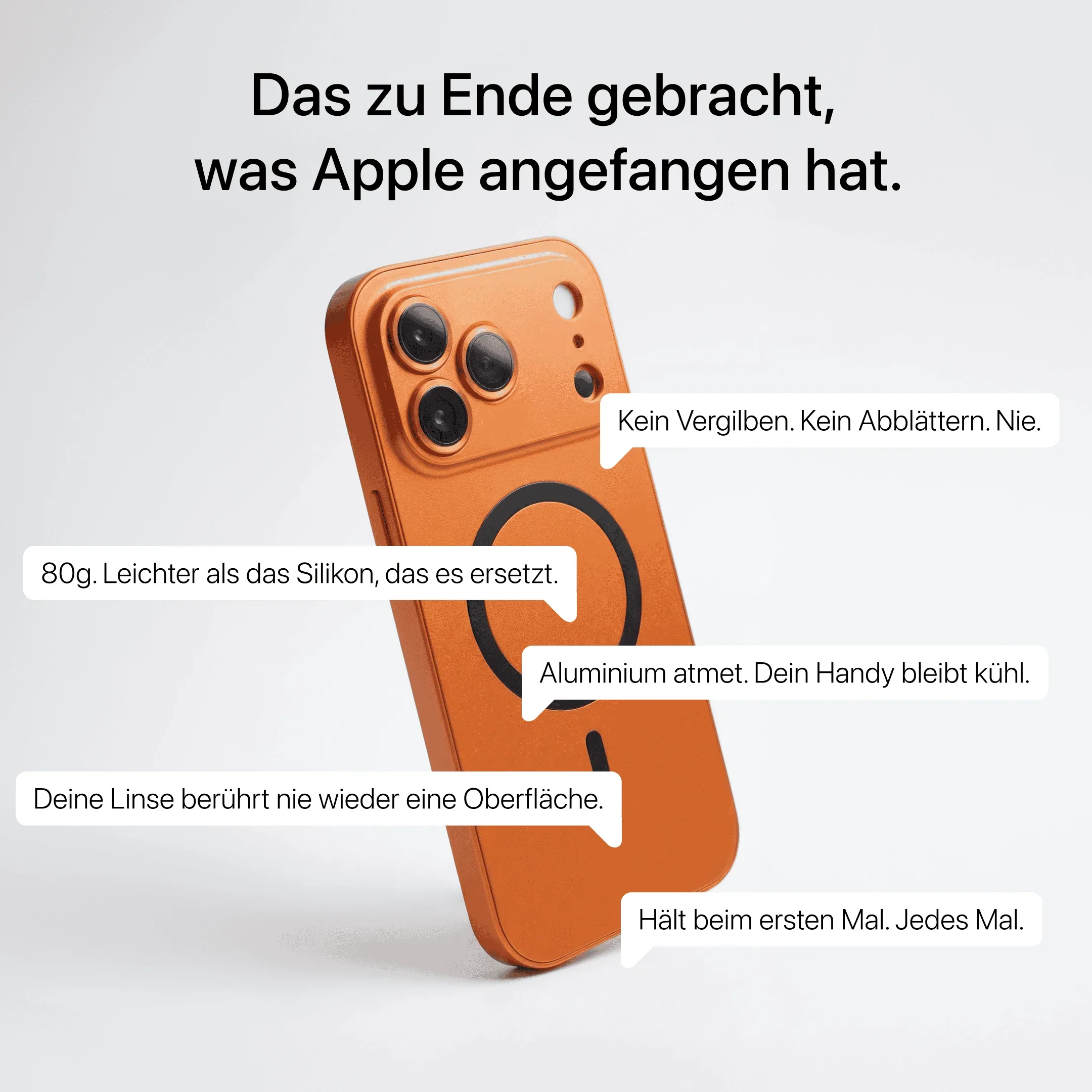 Coque métallique compatible iPhone® avec protection caméra - Image 3