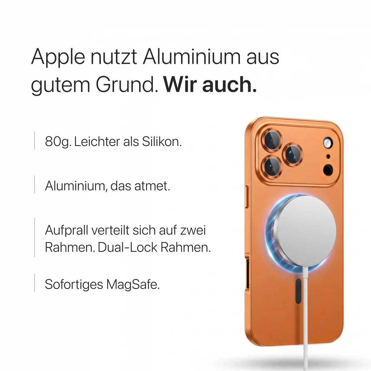 Coque métallique compatible iPhone® avec protection caméra - Image 5