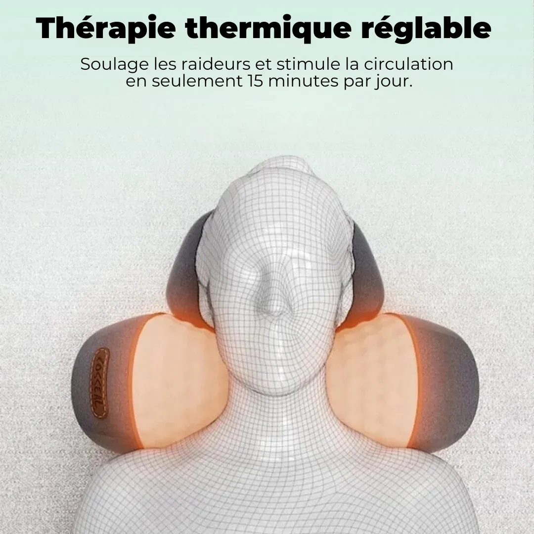 Coussin cervical chauffant de massage - Image 2