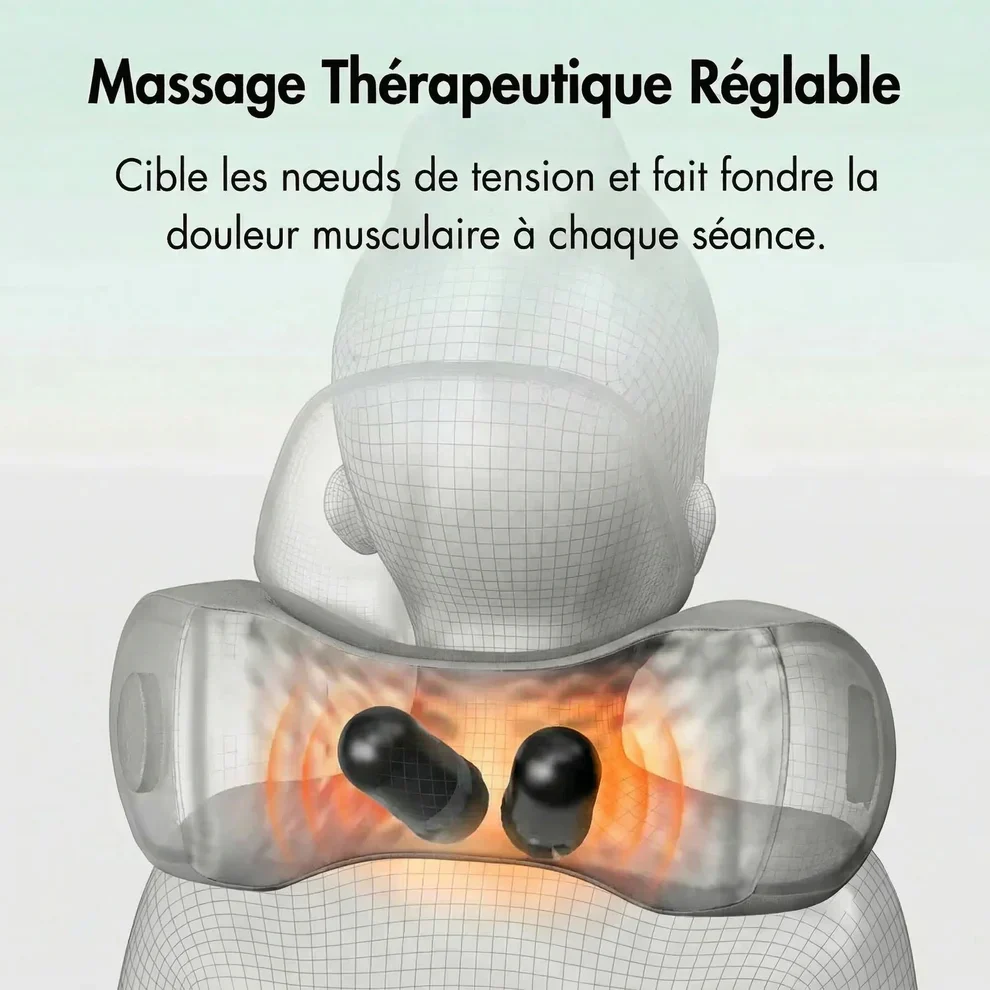 Coussin cervical chauffant de massage - Image 3