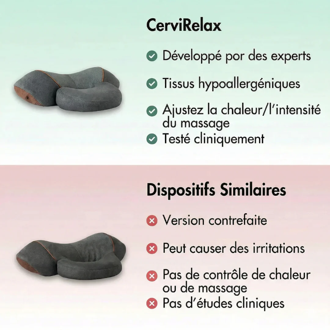 Coussin cervical chauffant de massage - Image 6