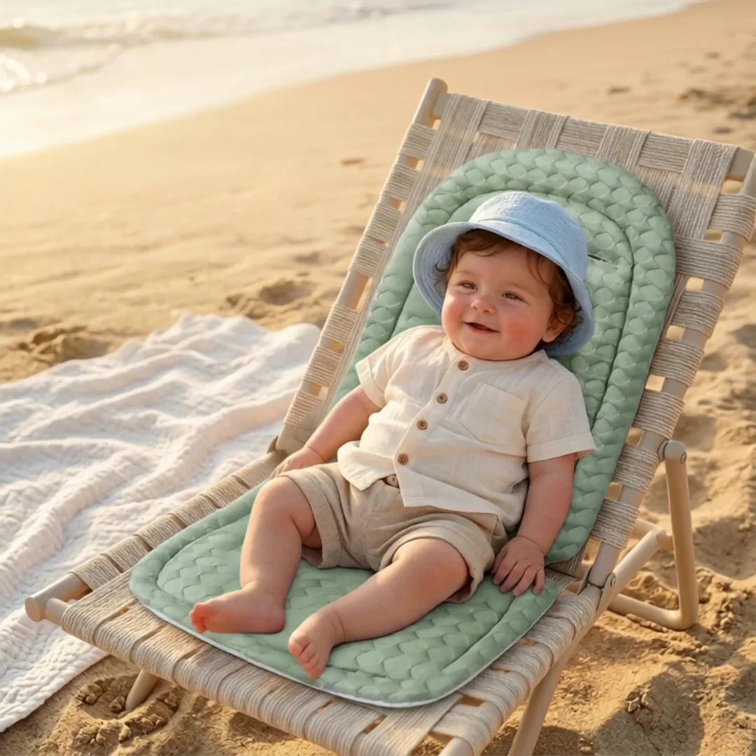 Coussin rafraîchissant bébé universel poussette été - Image 2