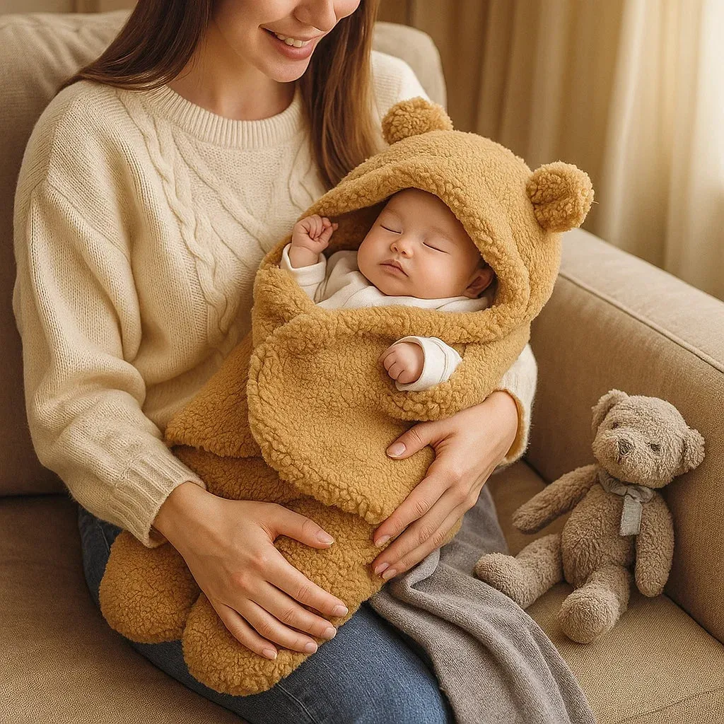 Couverture pour bébé toute douce au design d’ours - Image 3