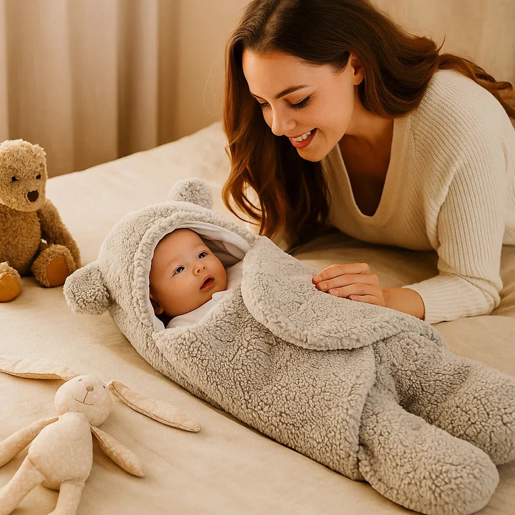Couverture pour bébé toute douce au design d’ours - Image 6