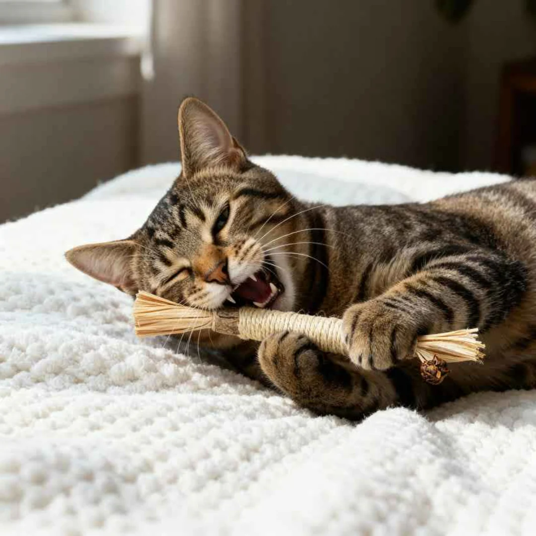 Cure-dents naturels en silvervine pour chat - Image 10