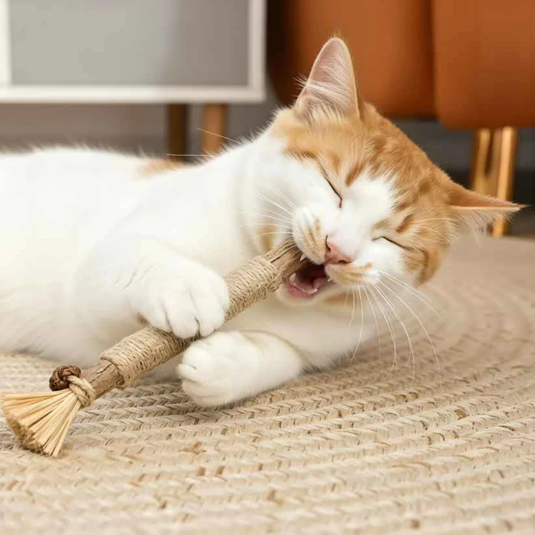 Cure-dents naturels en silvervine pour chat - Image 12