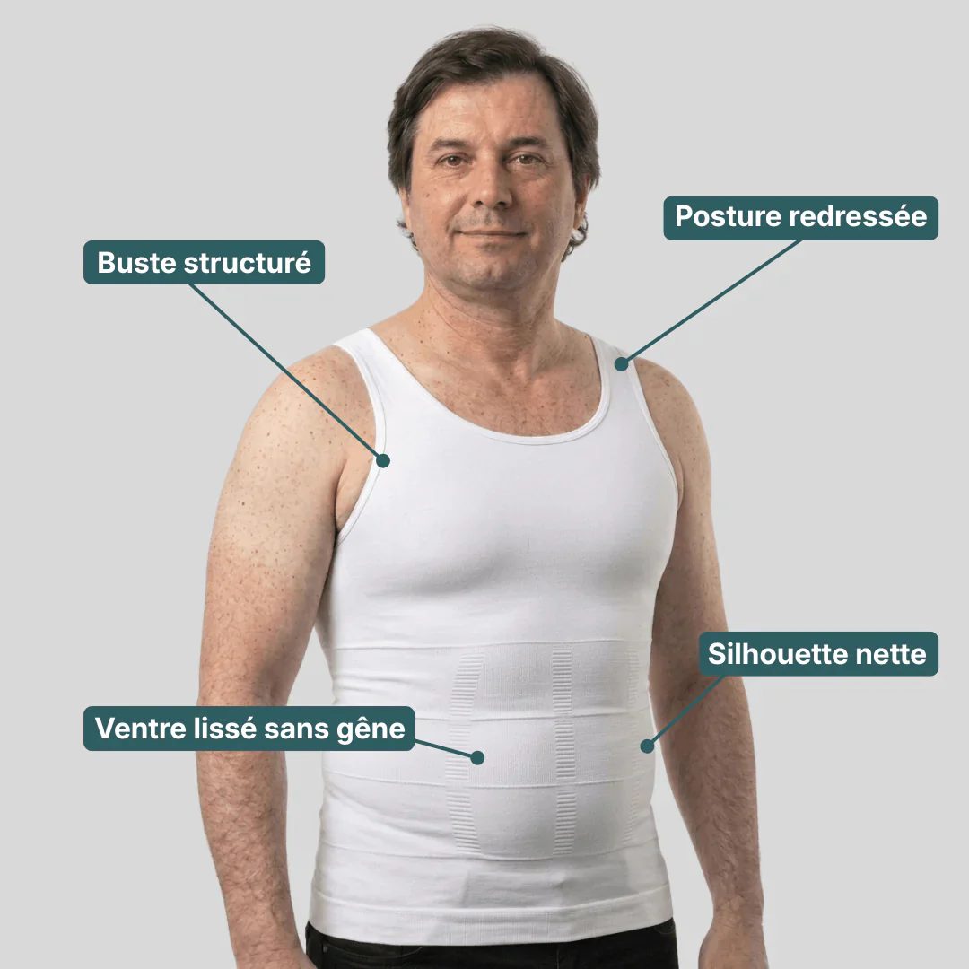 Débardeur Effet Sculptant Homme - Image 6