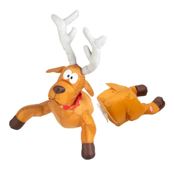 Décorations de Noël Père Noël et Renne écrasés - Image 6