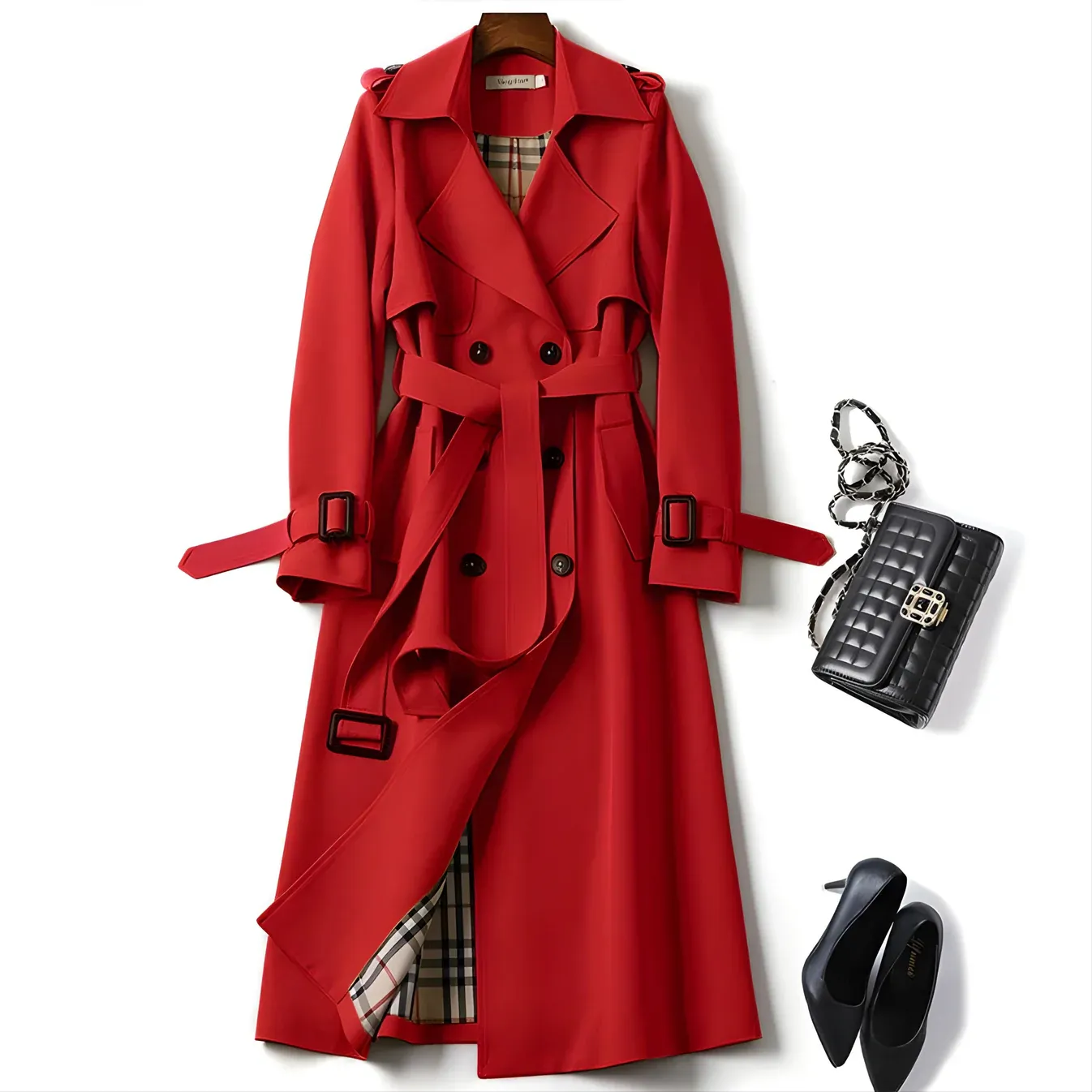 Élégant trench-coat pour femme - Image 8