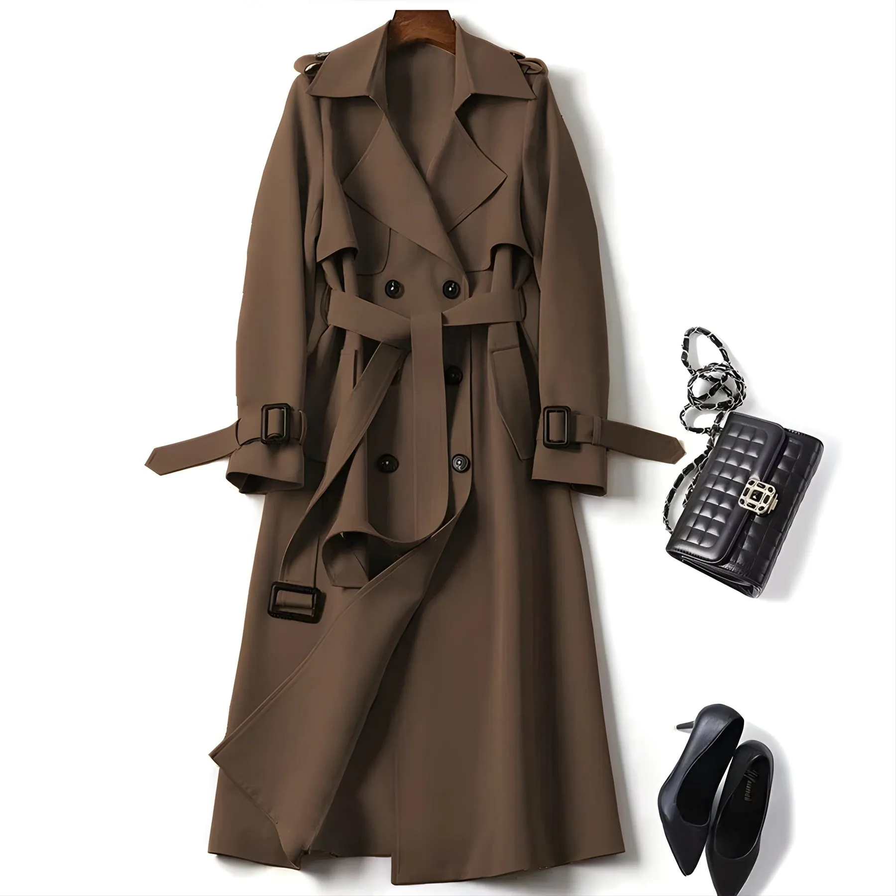 Élégant trench-coat pour femme - Image 9