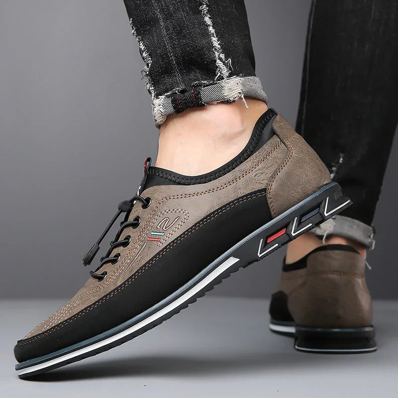 Élégante chaussure à lacets pour homme avec semelle confort - Image 4