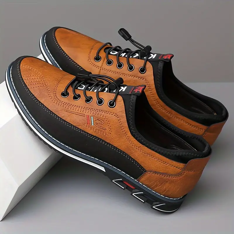 Élégante chaussure à lacets pour homme avec semelle confort - Image 8