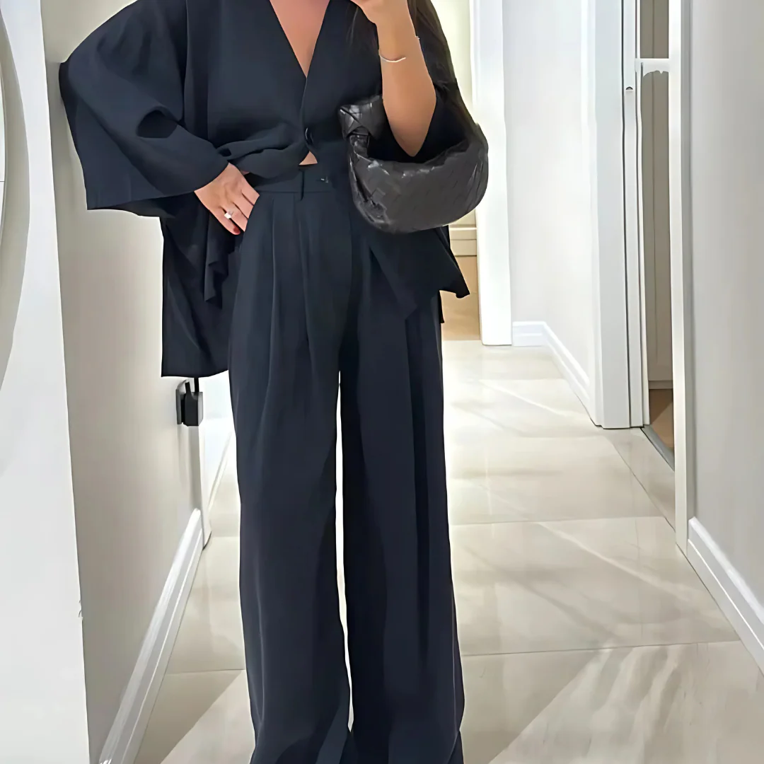 Ensemble élégant à coupe ample – Décontracté & Stylé - Image 4
