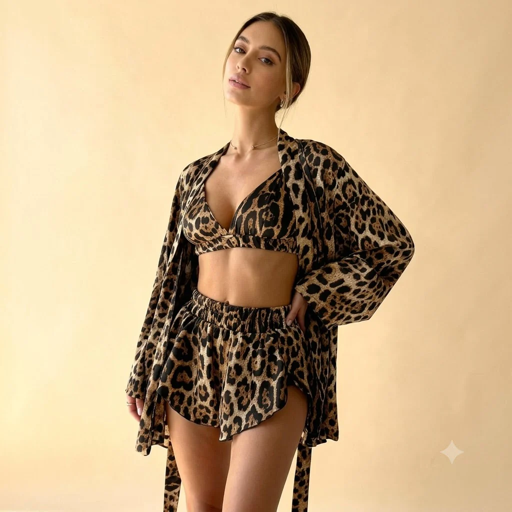 Ensemble Nuit 3 Pièces Femme