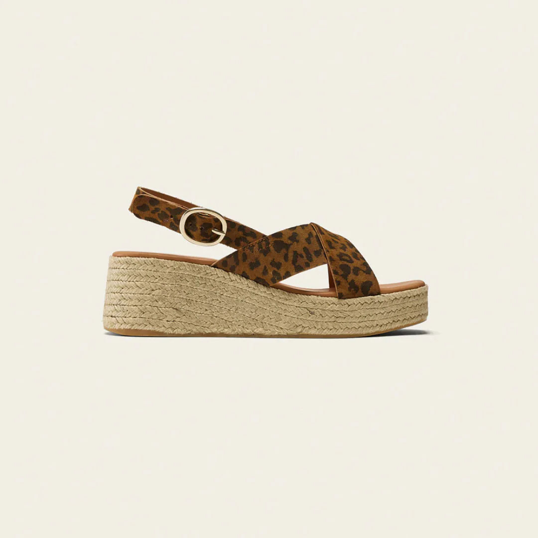 Espadrilles à plateforme motif léopard - Image 4