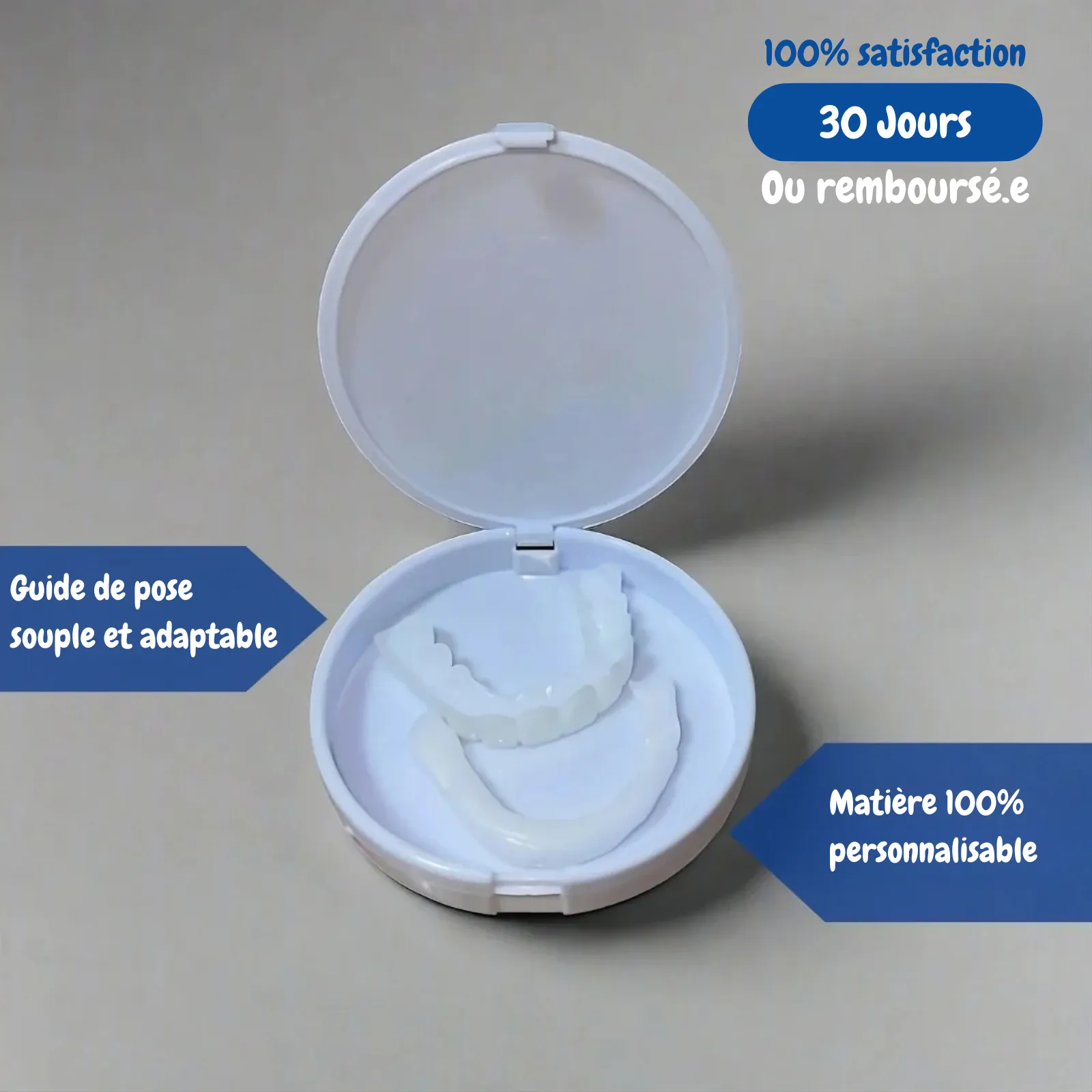 Facettes dentaires souples à clipser – Sourire immédiat - Image 3
