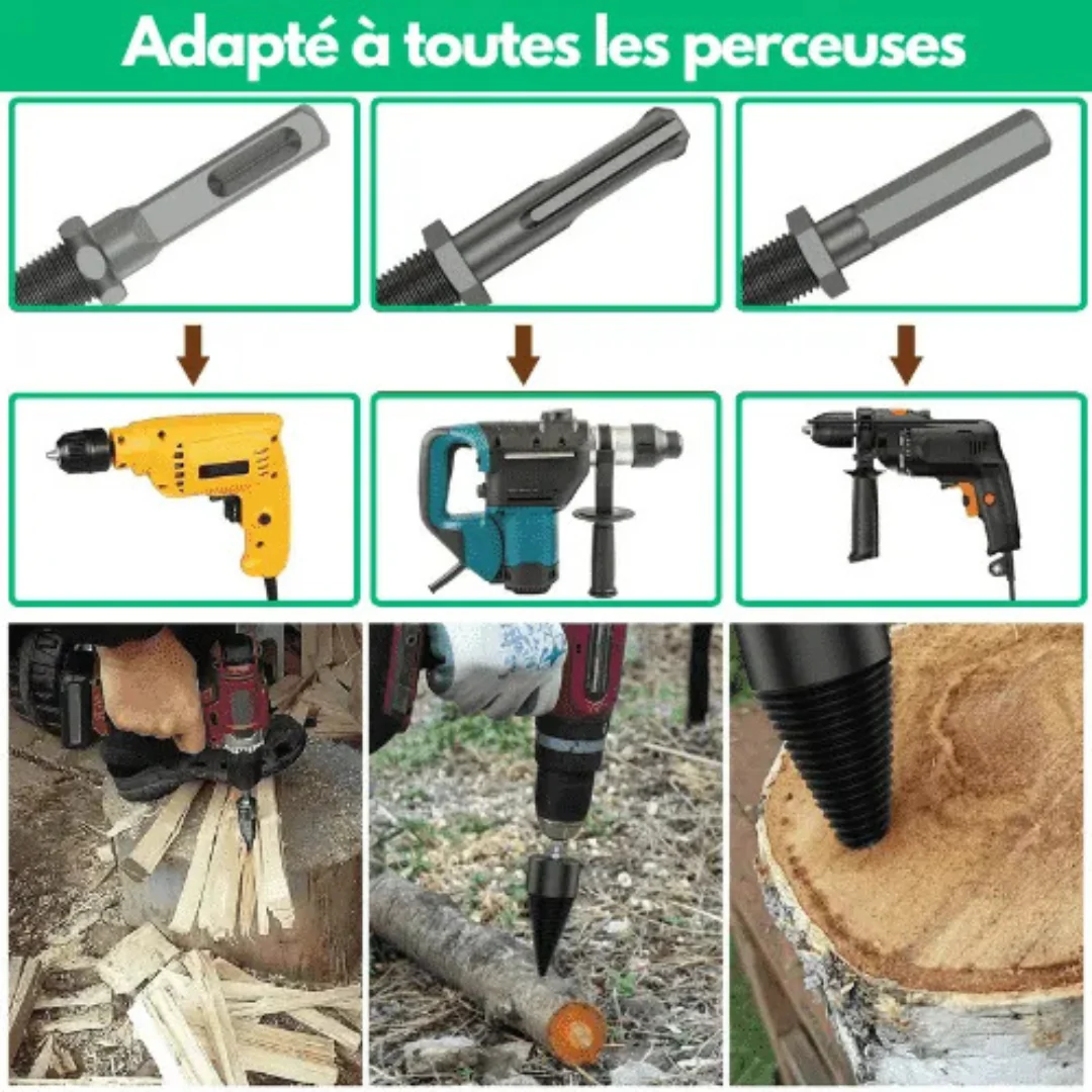 Fendeur de bûches à spirale - Image 3