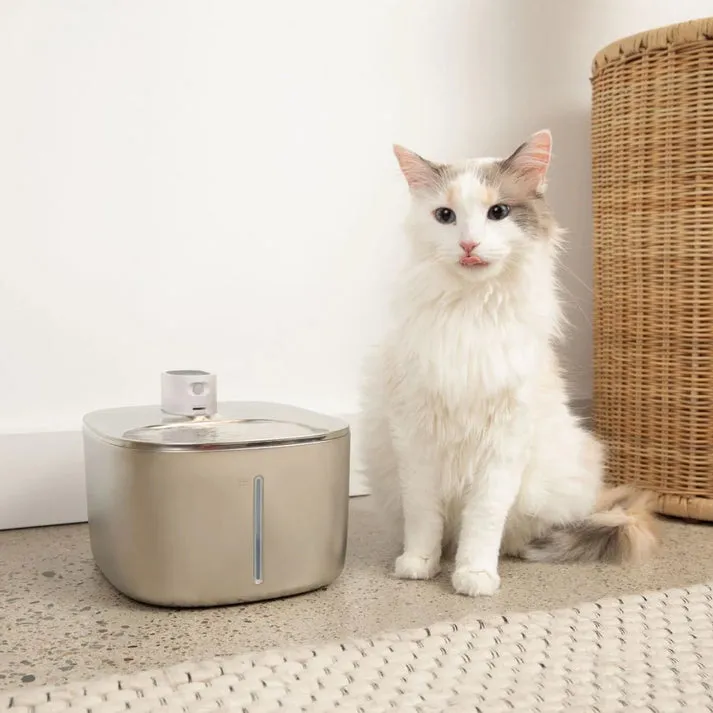 Fontaine à eau pour chats en inox - Image 6