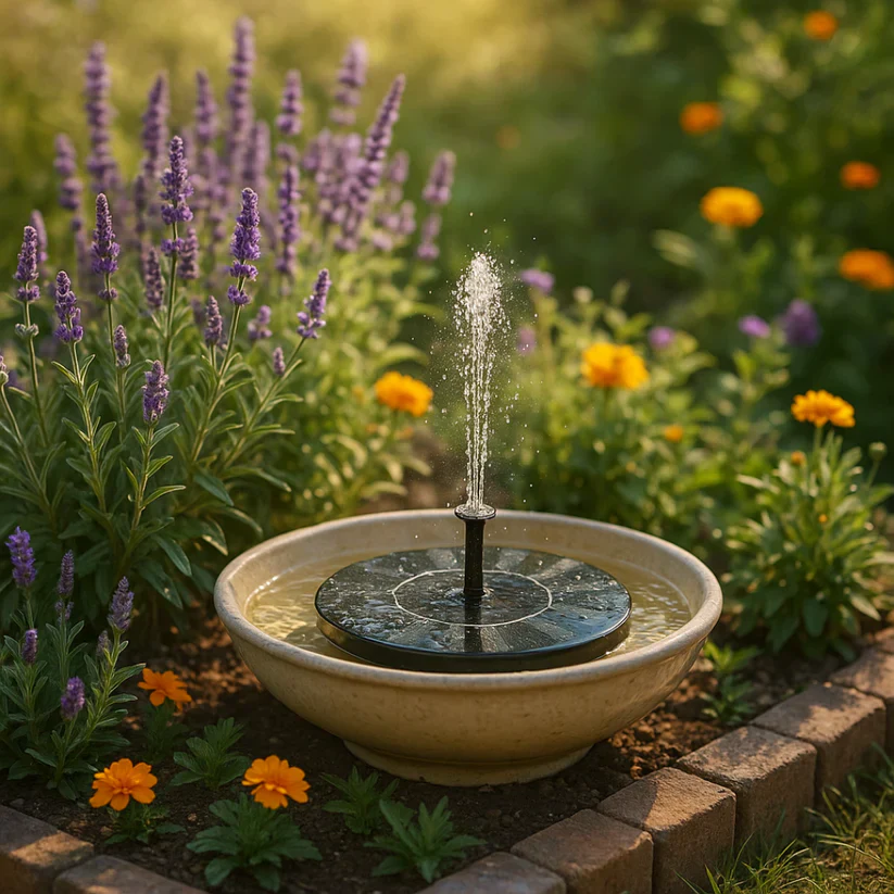 Fontaine solaire pour balcon, jardin & terrasse - Image 6