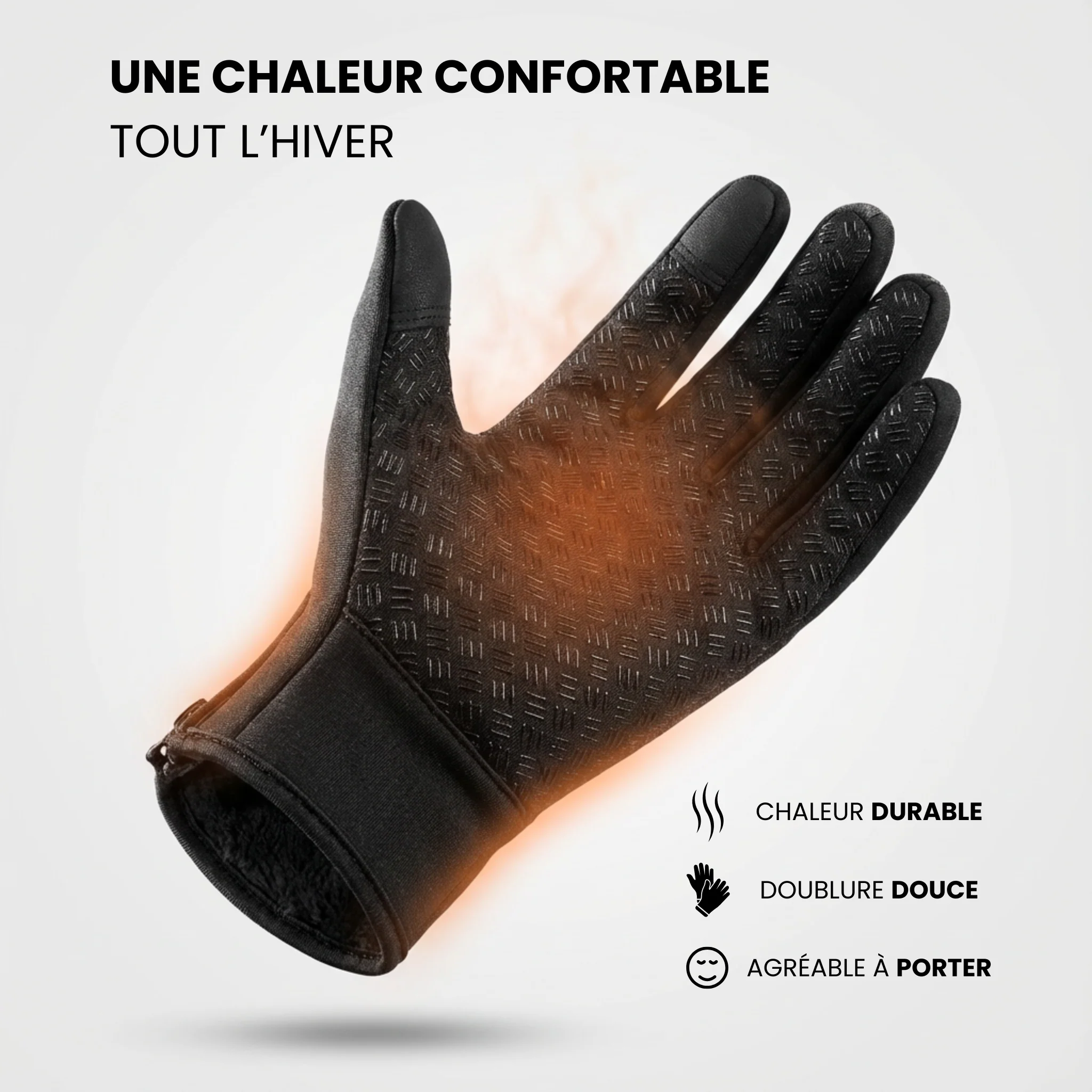 Gants chauffants hiver - Confort et compatibilité tactile - Image 6