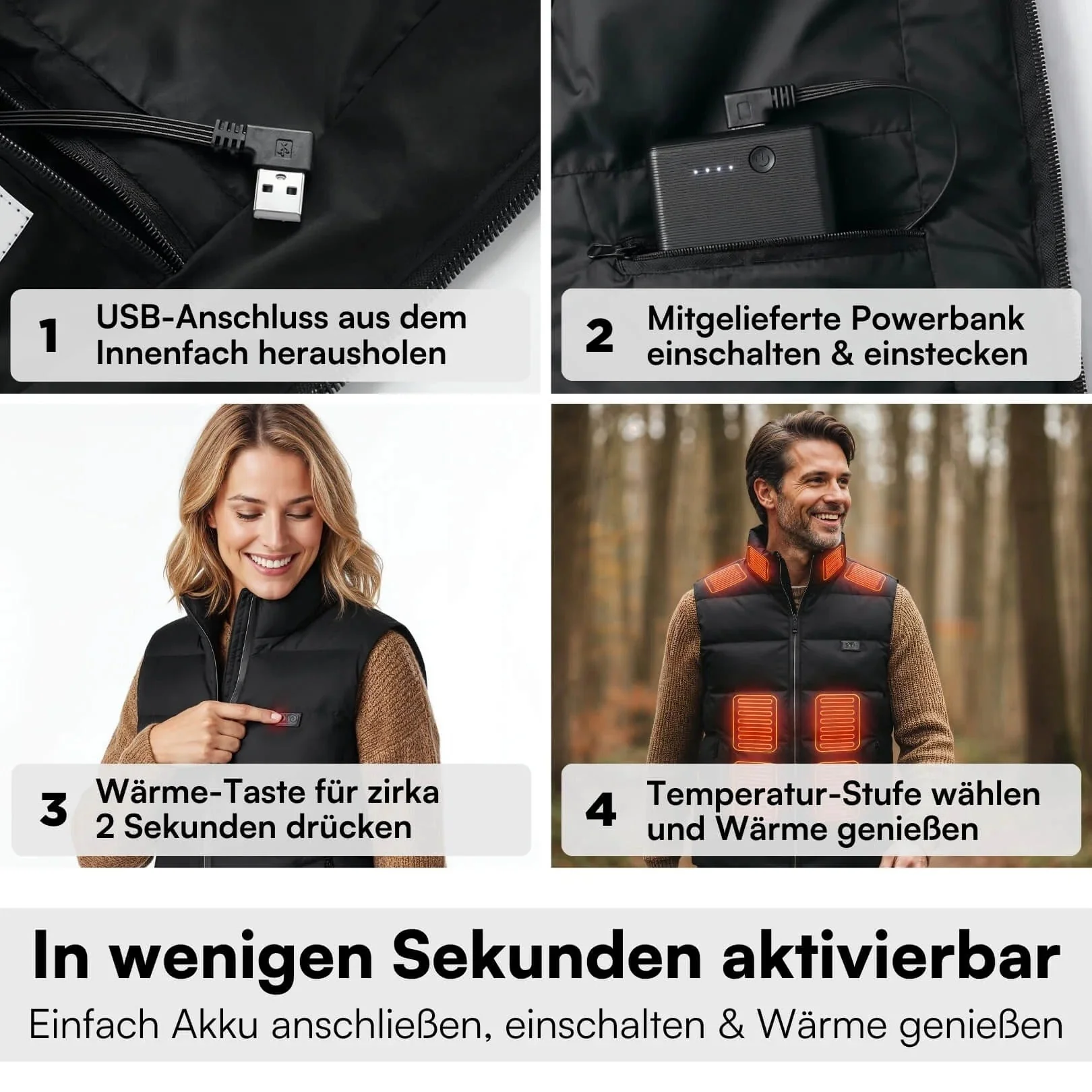 Gilet chauffant SmartHeat - Image 4