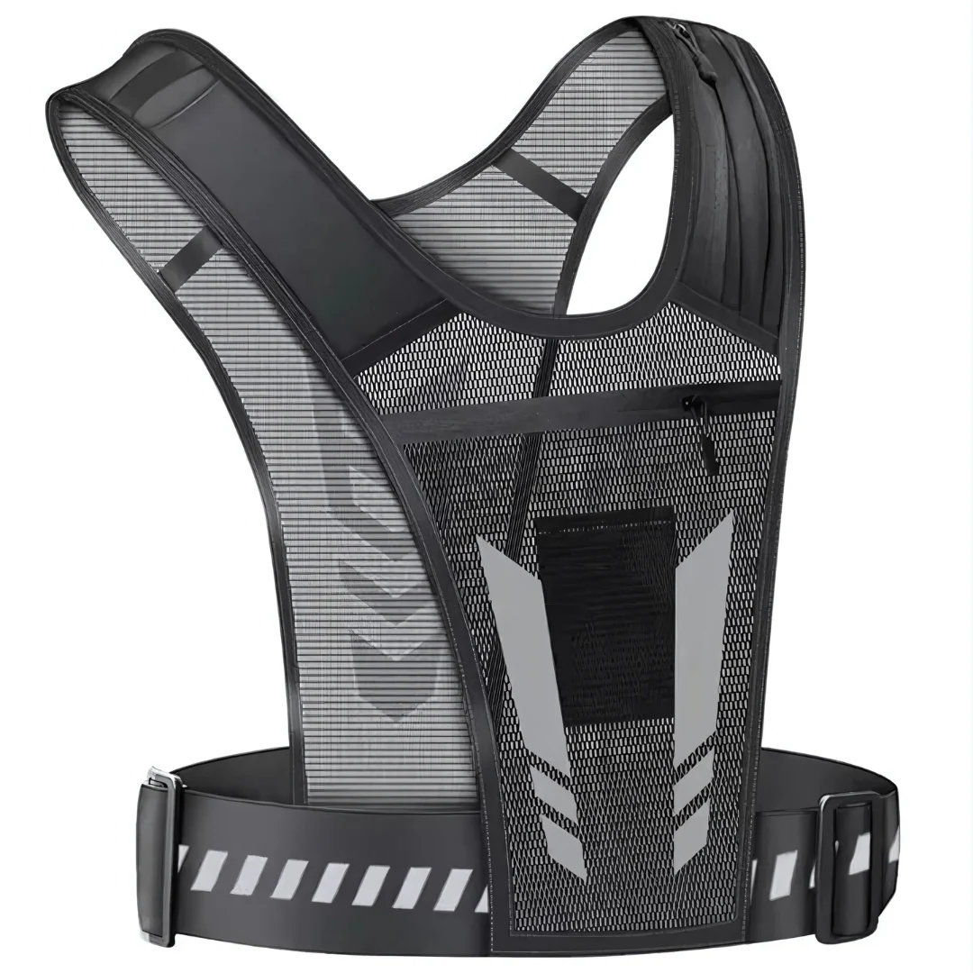 Gilet de course respirant avec gourde souple - Image 2