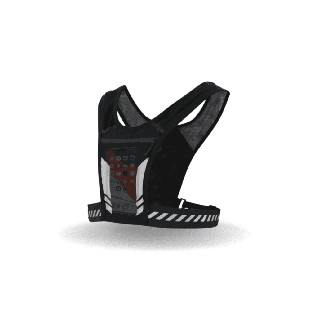 Gilet de course respirant avec gourde souple - Image 6
