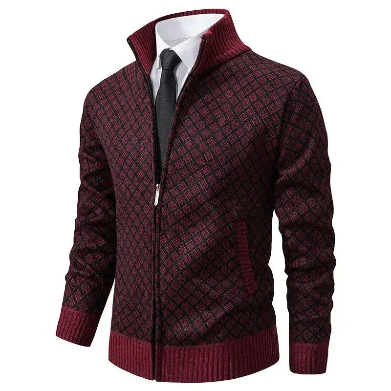 Gilet homme à fermeture éclair en maille élégante - Image 2